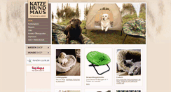 Desktop Screenshot of katze-hund-maus.de