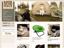 Tablet Screenshot of katze-hund-maus.de